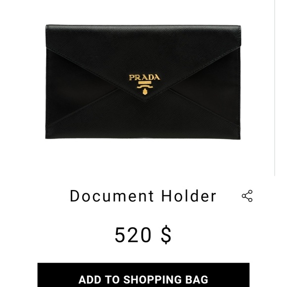 Authentic Prada document holder -new - Picture 4 of 4
